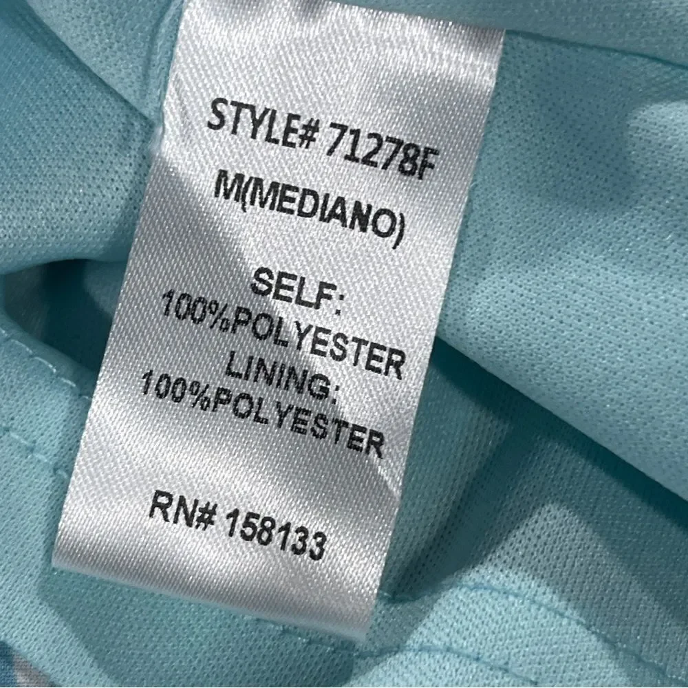 Staccato light floral sleeveless‎ v-neck dress size medium - Picture 11 of 13